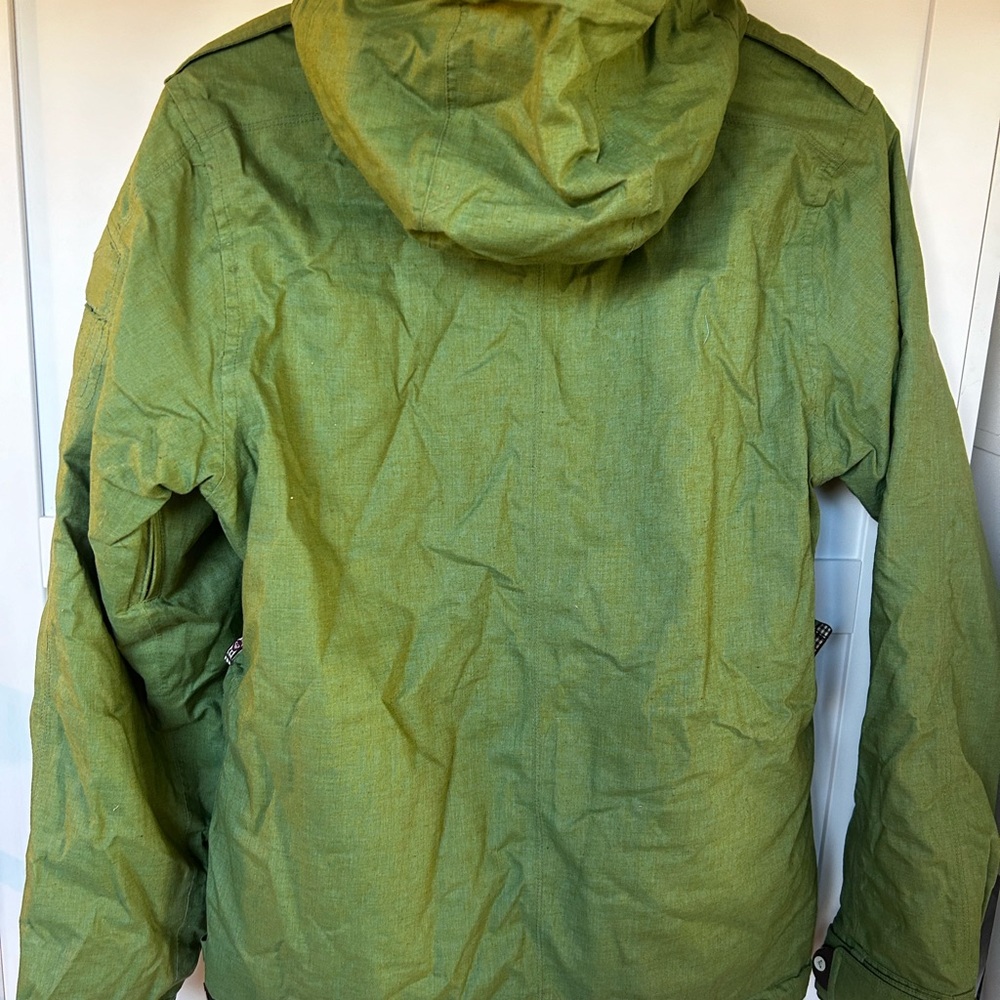 Roxy Green Snowboard Jacket Medium - image 6